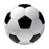 Niedlich Fußball Themenorientiert Runden Hintergrund Für Geburtstag Party